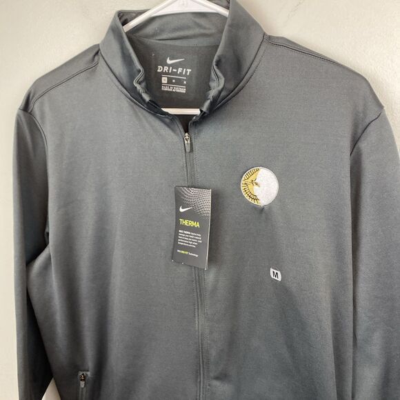 Nike 1/4 Zip mens m gray long sleeve therma NWT soaring Eagle - Picture 2 of 9